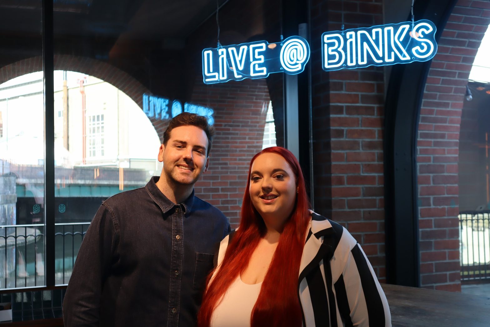 Liam Morgan, business development manager at 1 The Island Quarter, pictured with Tasarla Larner, fundraising and communications manager at JUNO